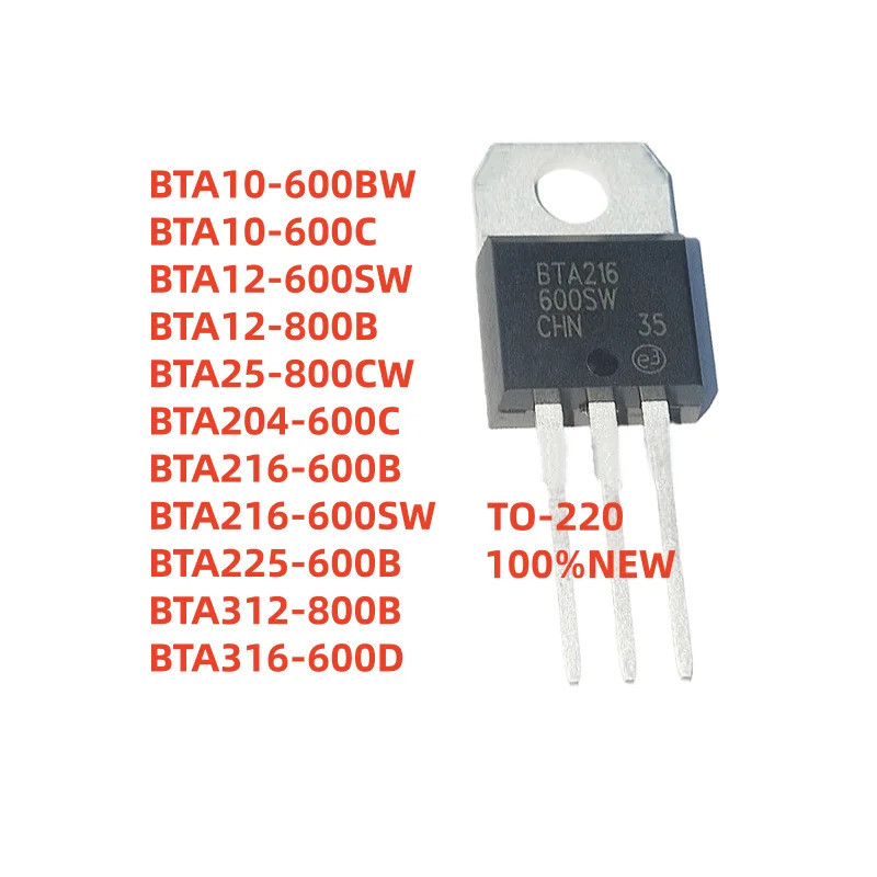10 ชิ้นใหม่ BTA10-600BW 10-600C 12-600SW 12-800B 25-800CW 204-600C 216-600B 216-600SW 225-600B 312-8