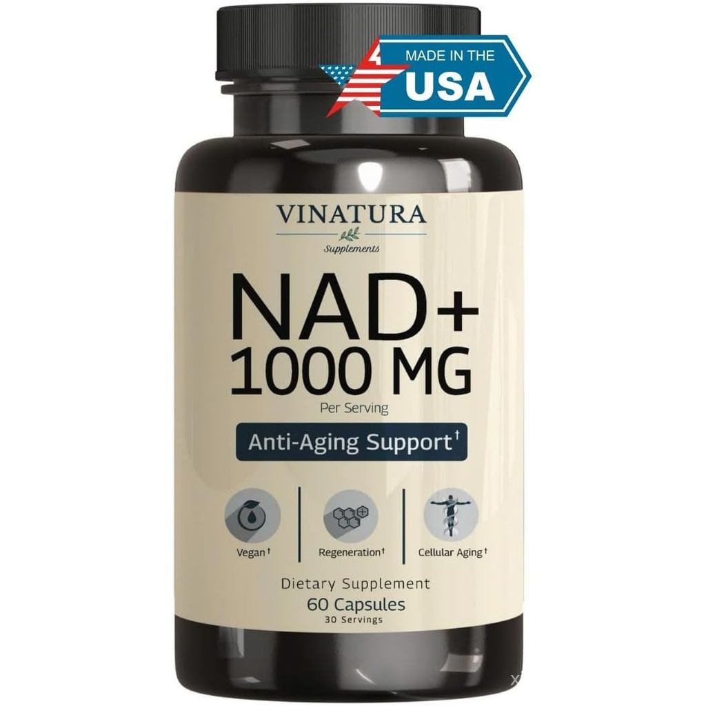 VINATURA NAD 1000 มก. NAD สําหรับต่อต้านริ้วรอย