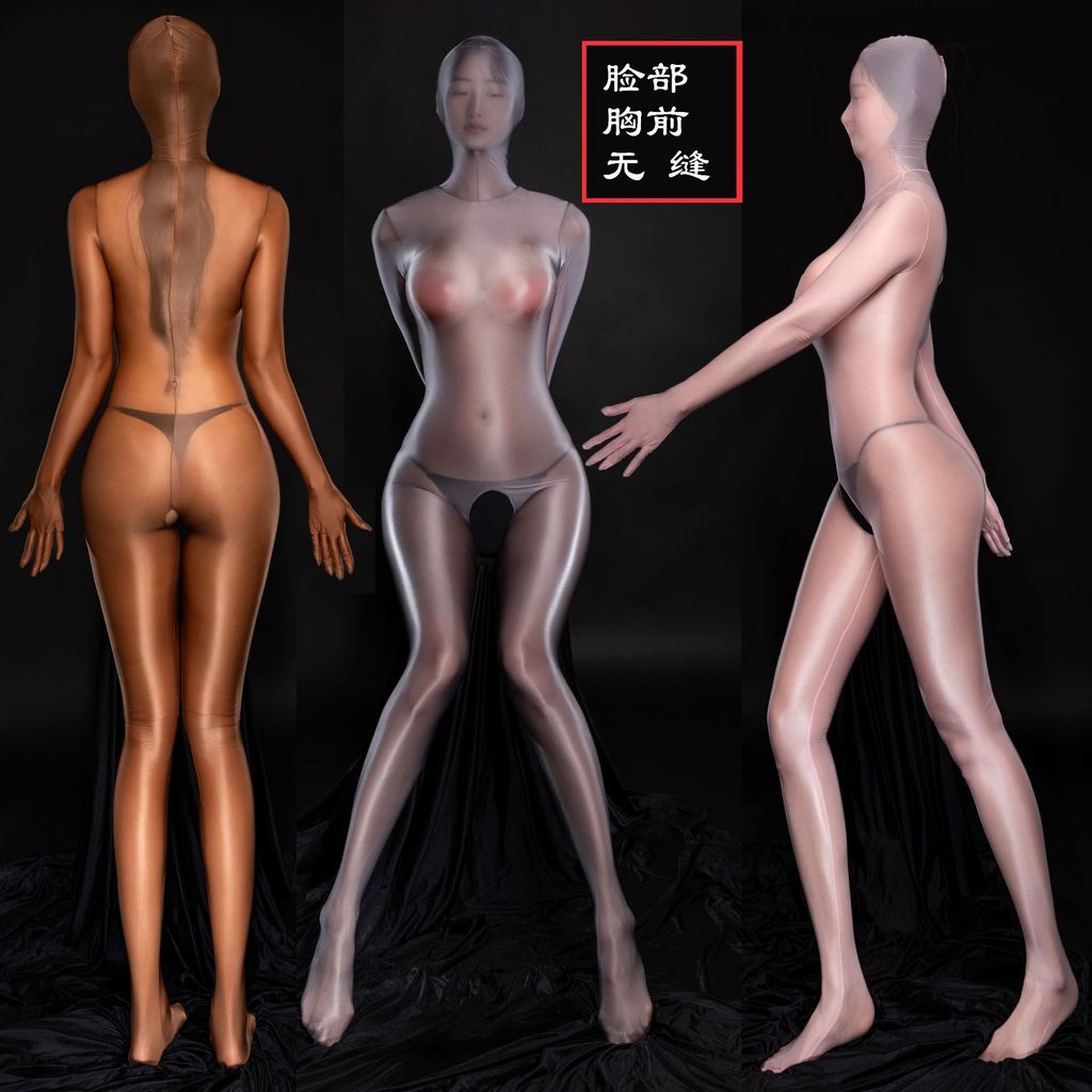 บอดี้สูท Oil-Silk แบบโปร่งใสและเซ็กซี่