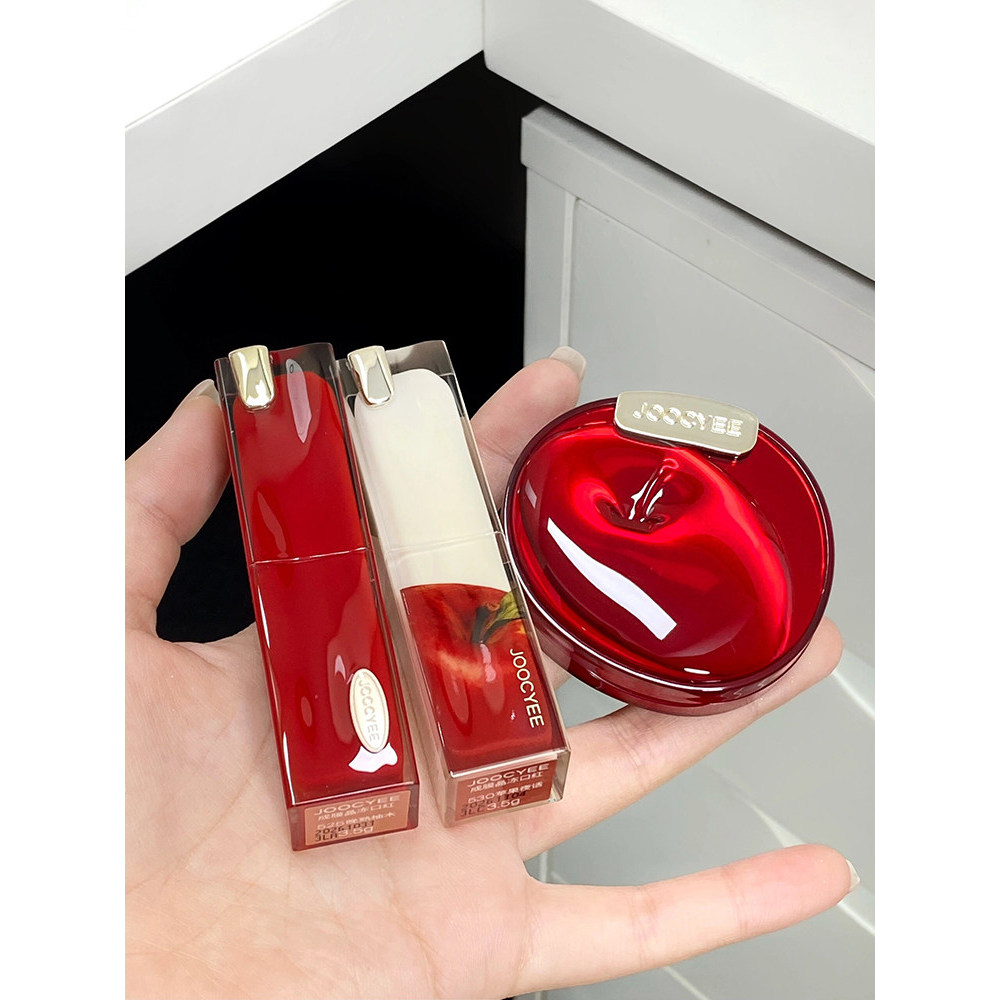 [สินค้าใหม่คริสต์มาส] Joocyee Enzyme Color Apple Limited Set Lipstick Blush Crystal Jelly Makeup Set