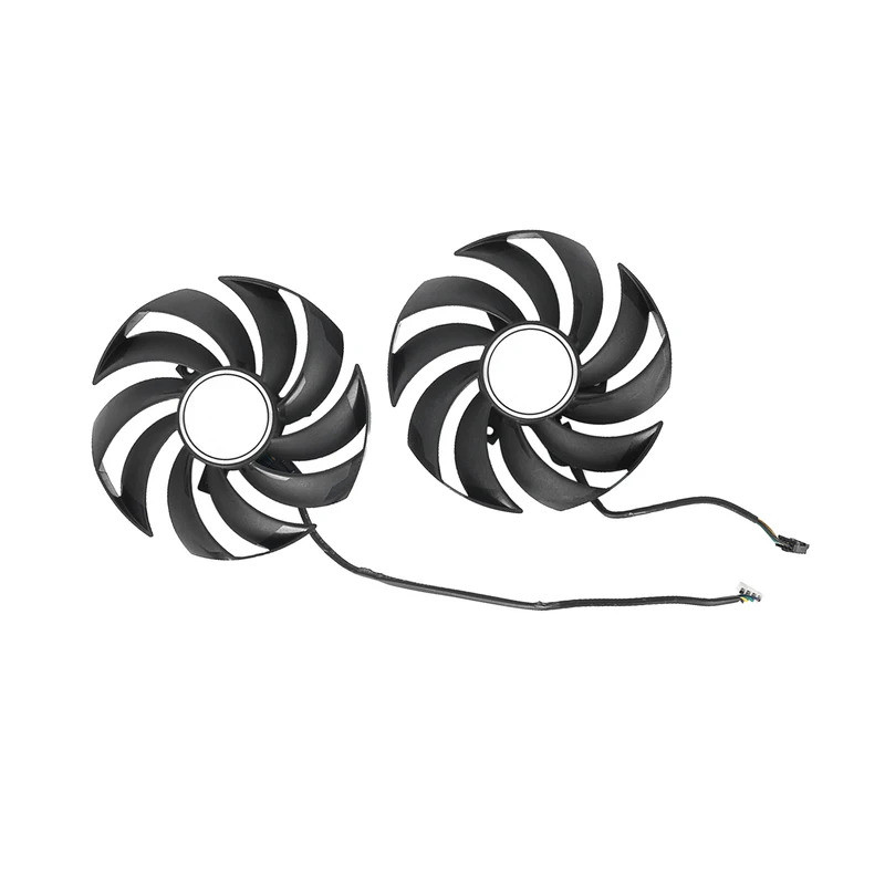 ยี่ห้อใหม่ 95 มม.PLD10010S12HH 4Pin CPU Cooler พัดลมสําหรับ MSI RTX 3060 Ti RX6600 6700 XT Cooling ก