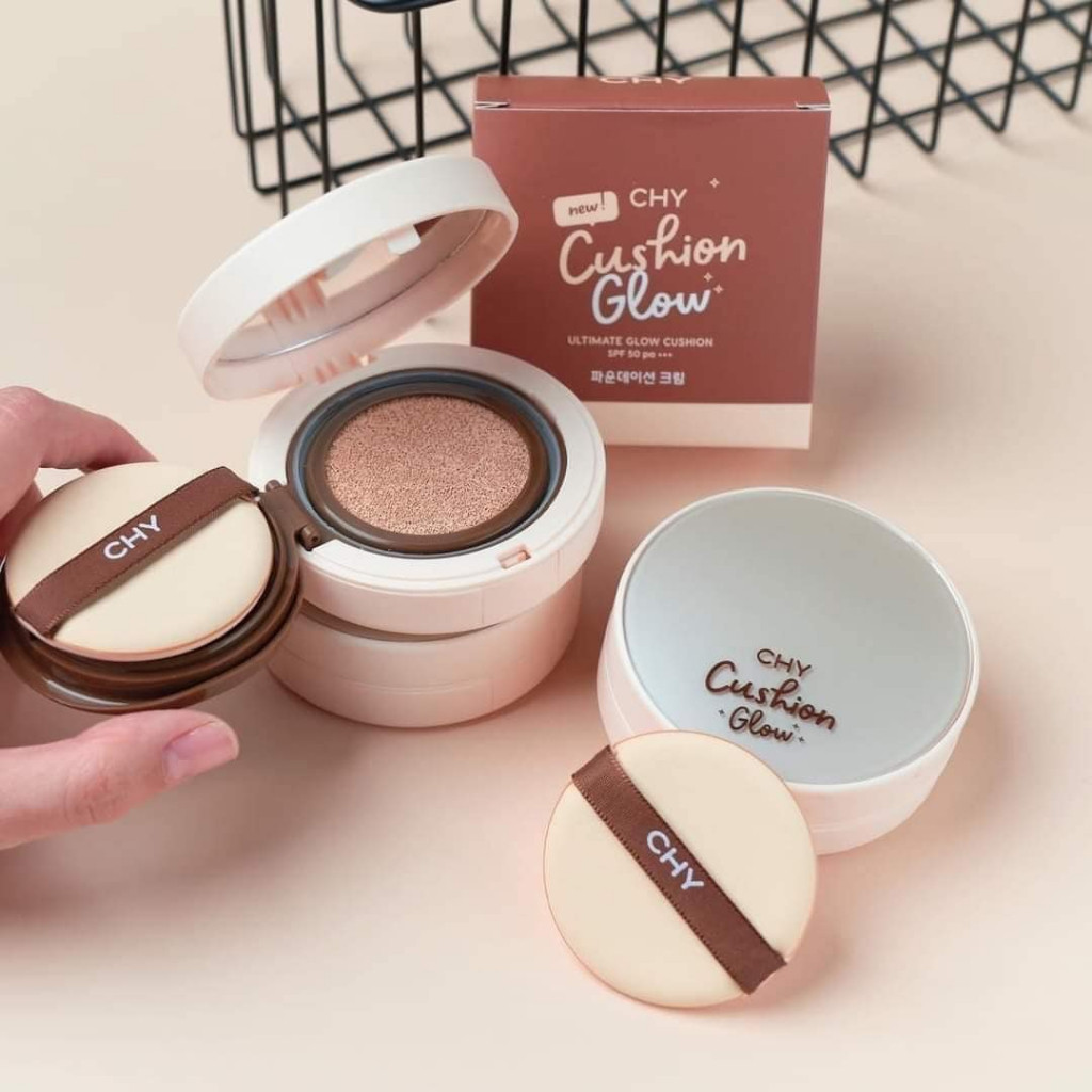 (ราคาต่อ 1ซอง)) CHY คุชชั่นแมทท์และสูตรโกลว์ แบบซอง  Cushion chy ของแท้ มี2สูตร