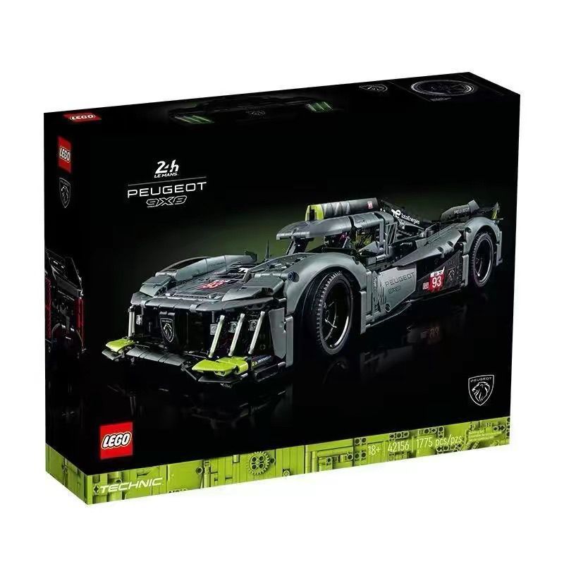 42156 Technology Series Peugeot 9X8 Supercar Racing Car Building Block ของเล่นรุ่นเด็กของขวัญ