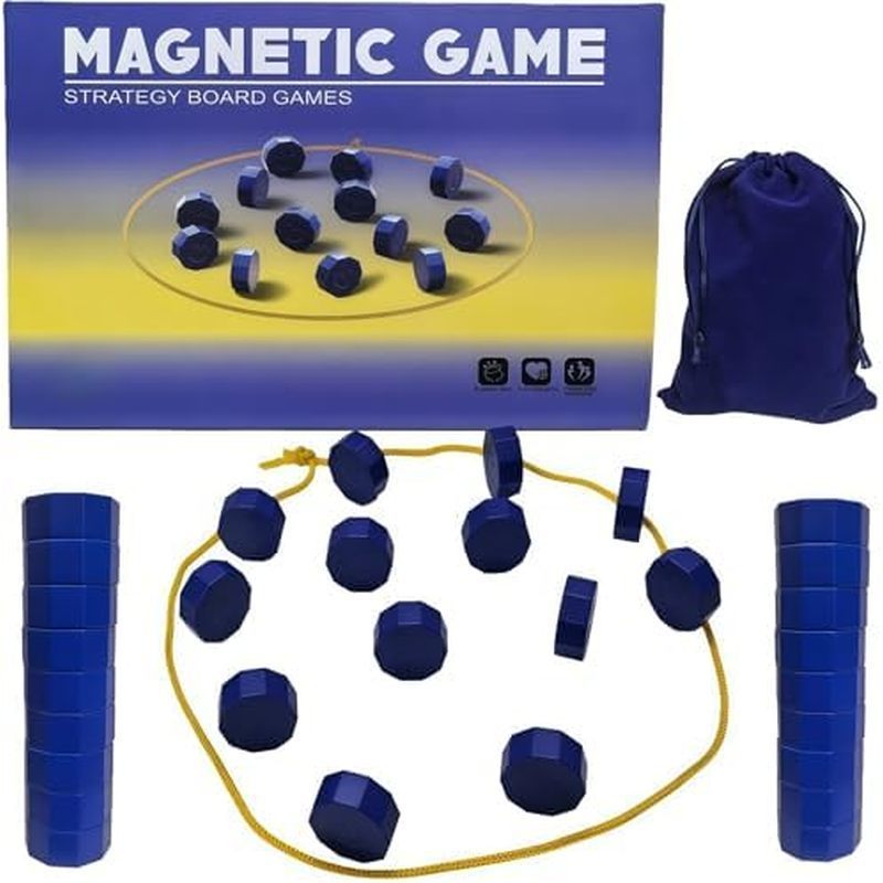 Magnet Chess Game Magnet Game with String for Easter Basket Stuffers Family Games Night, Great Fun P