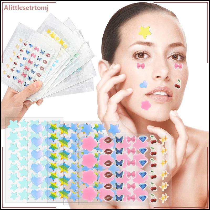 Alittlesetrtomj สีการ์ตูนสิว Patch Skin Care Stier คอนซีลเลอร์ Facial Spot เครื่องมือแต่งหน้าความงาม