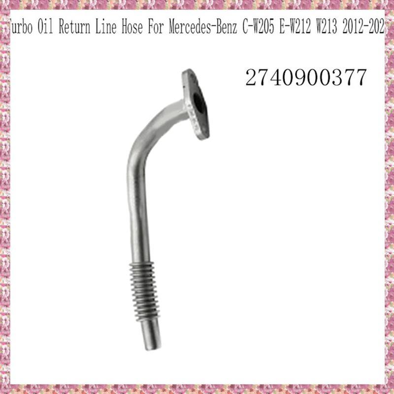 [VCR] 2740900377 เครื่องยนต์ Turbocharger Return Pipe Turbo Oil Return Line Hose สําหรับ - C-W205 E-