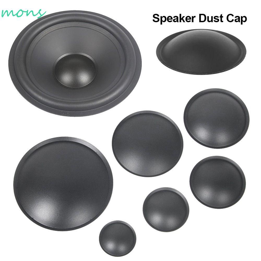 MONS 1 ชิ้นลําโพงฝุ่นหมวก, 30-150 มิลลิเมตร PP Audio ลําโพง Protector, ทนทานวูฟเฟอร์ Matte สีดํากรวย