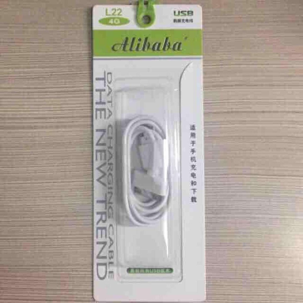 Alibaba L22 microUSB data และสายชาร์จสําหรับ ios 30pin