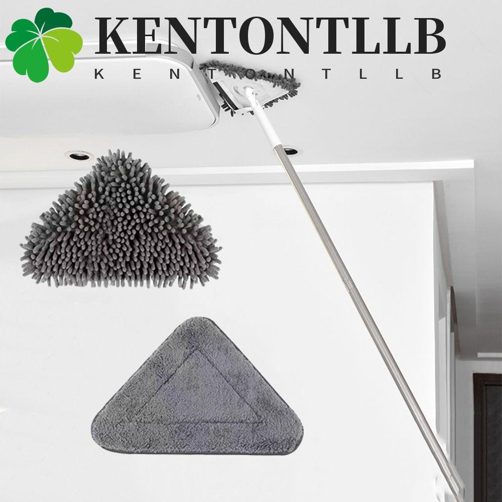 KENTONTLLB Mop Head Wipe Window Clean Tool ไม้ถูพื้นไมโครไฟเบอร์แบบแบน