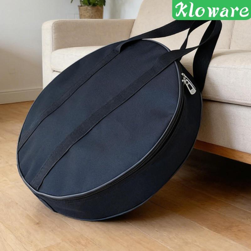 [Kloware] Gong Bag with Carry Handles Round Carrying Case for Transport Drum Cymbals