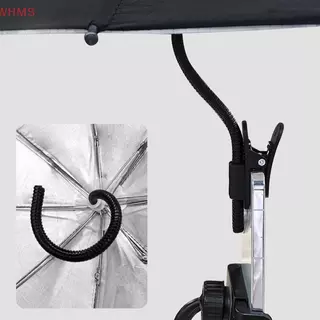 (WHMS) 1 ชิ้นท่อโลหะสามารถดัดที่วางร่มโทรศัพท์มือถือพร้อมคลิปสําหรับ Sun Shade โทรศัพท์มือถือ Sun Protection Shelter จาก Rain