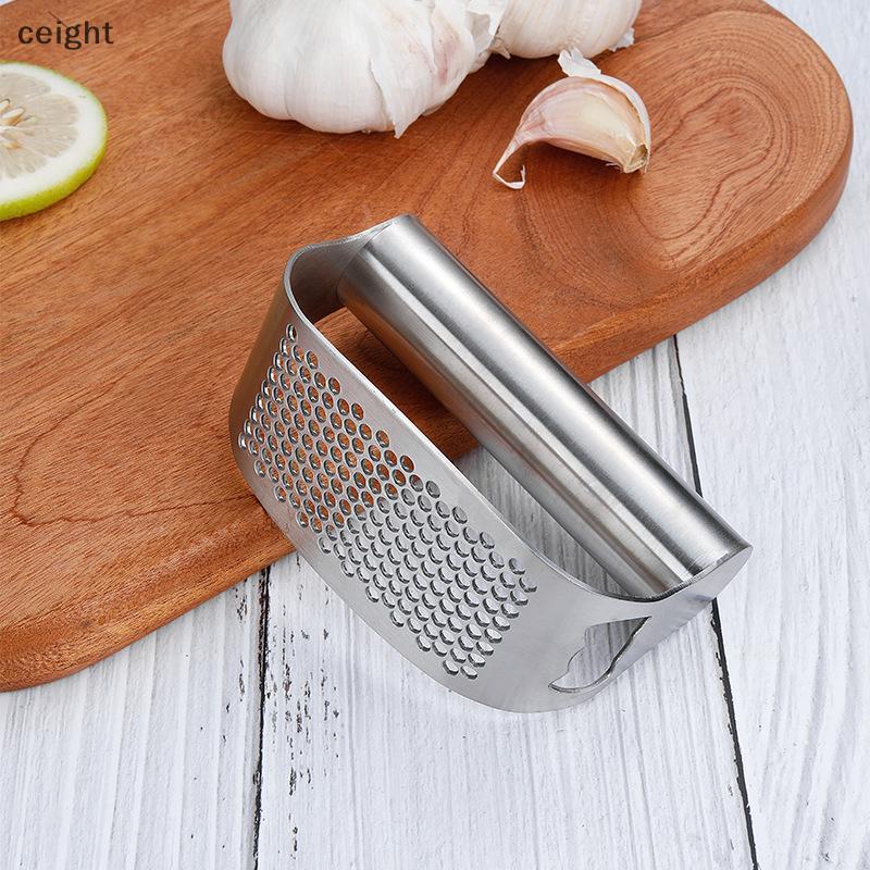 [ceight] สแตนเลสกระเทียมกด Squeezer Manual Crusher Mince Tools TH