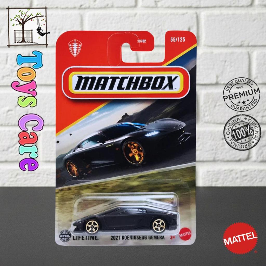 Matchbox 2021 Koenigsegg Gemera Black Diecast Sports Car Collection Hypercar Black