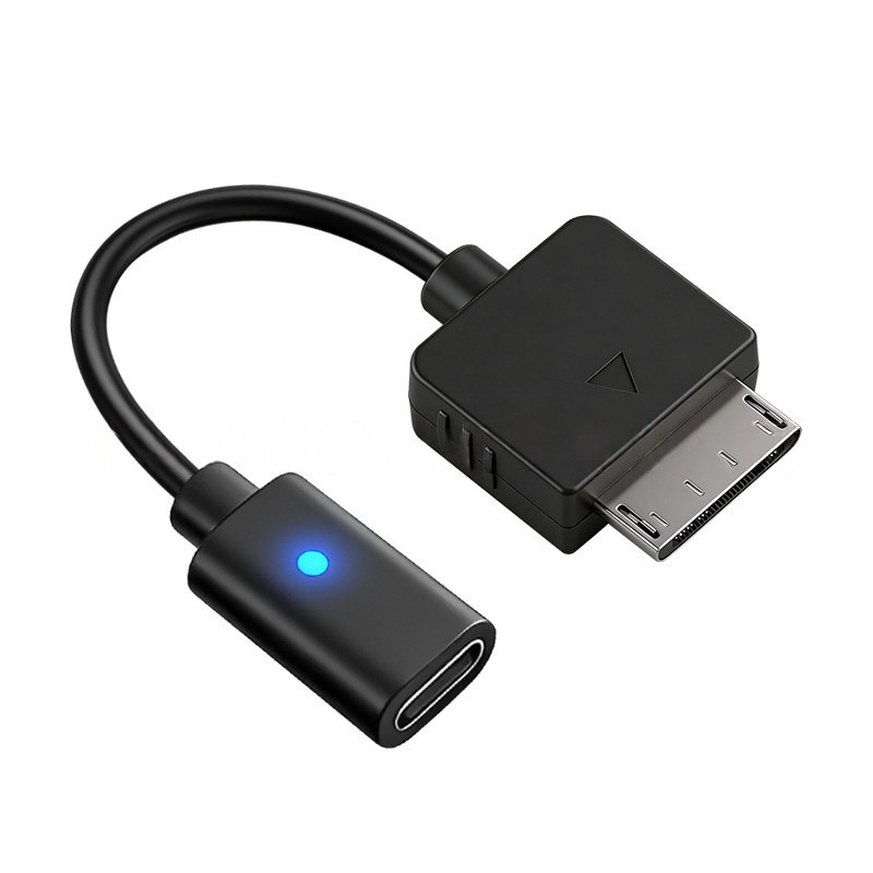 ประเภท C สําหรับ PSP Go สายชาร์จข้อมูลประเภท USB C LED Converter สําหรับ Sony PSP Go เกมคอนโซลสายไฟ
