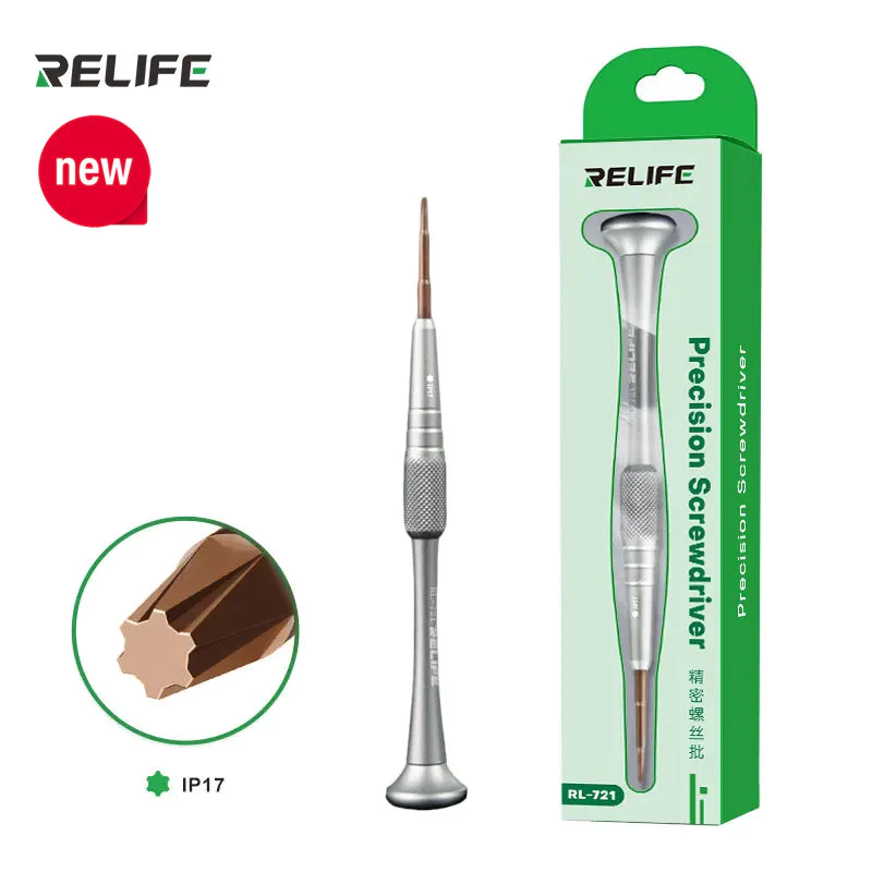 ไขควงแม่นยำ Relife RL-721 ไขควงซ่อมมือถือ ไขควงหัวแม่เหล็ก แบริ่งหมุน 360 องศา ด้ามจับกันลื่น จับถนัดมือ ชุดไขควงจิ๋ว