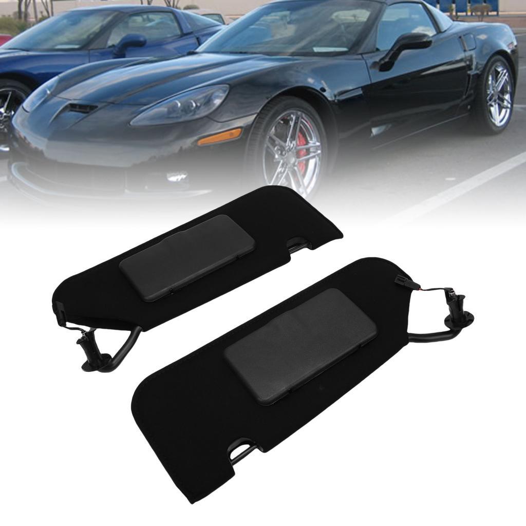 Ufriend ZIZEV ชุดบังแดดสีดําสําหรับรถยนต์พร้อม Sunroof OEM 23142245 พลาสติก+ผ้าหน้าซ้ายขวา