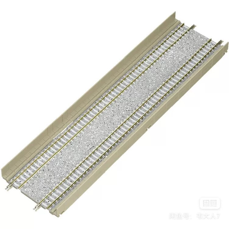 TOMIX DS280 Elevated Straight Track Double Track Track N Scale Iron Train Rail Model Sand