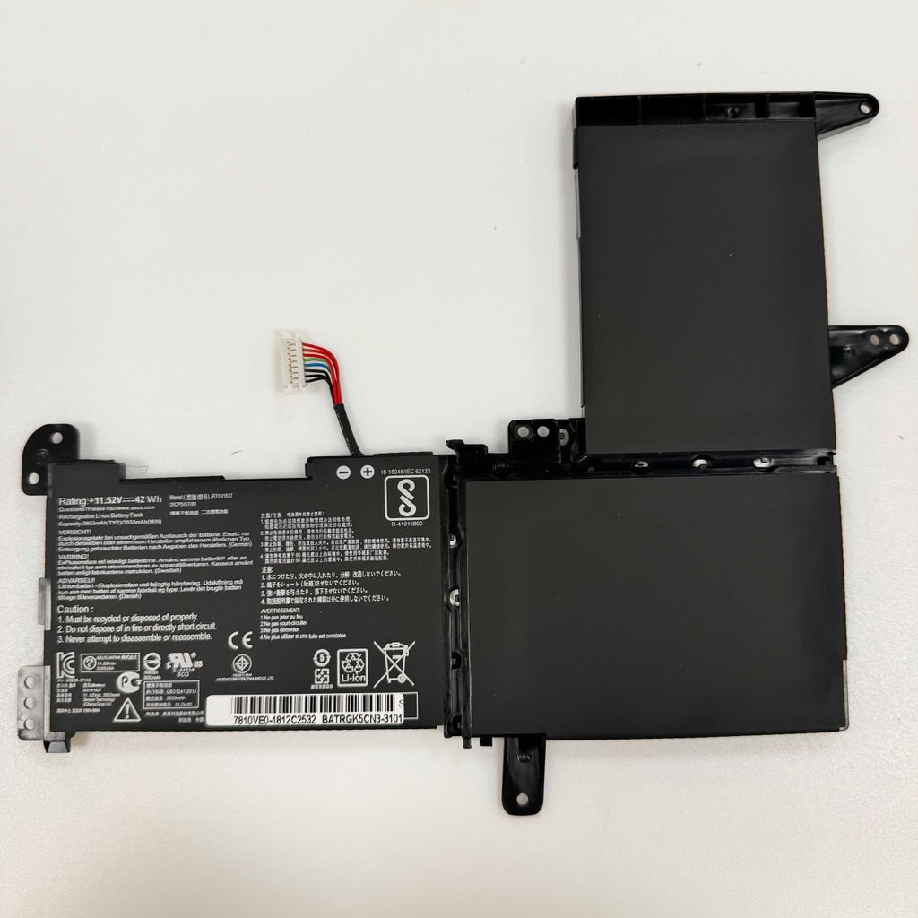 Thyren for ASUS ASUS V580QR S5100U X510UN S510UQ Battery B31N1637