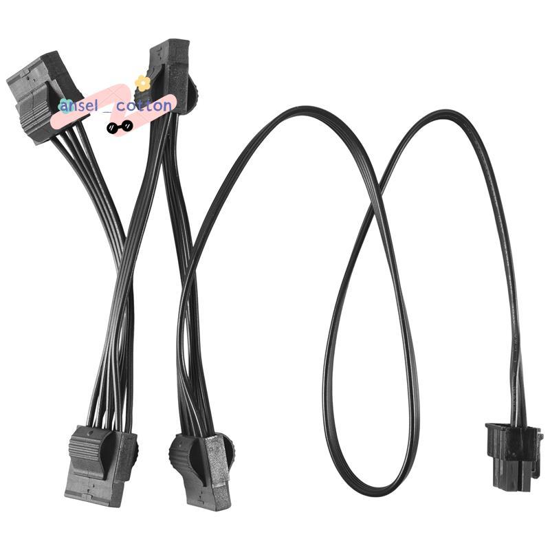 6Pin ถึง 4 Modular Power Supply สาย 6Pin ถึง 4 IDE สําหรับ RM1000X RM850X RM750X RM650X RM550X Modul
