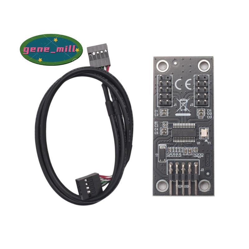 USB Hub USB Splitter USB2.0 9Pin to Dual 9Pin Hub Adapter Riser เมนบอร์ด USB 9Pin Connector 1 ถึง 2 