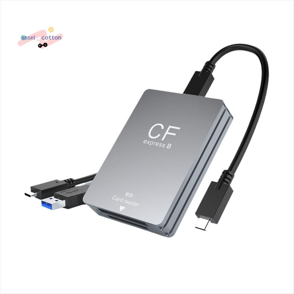 2 in 1 CFexpress Type B เครื่องอ่านการ์ด SD CFexpress Reader CFExpress เครื่องอ่านการ์ด USB 3.2 10Gb