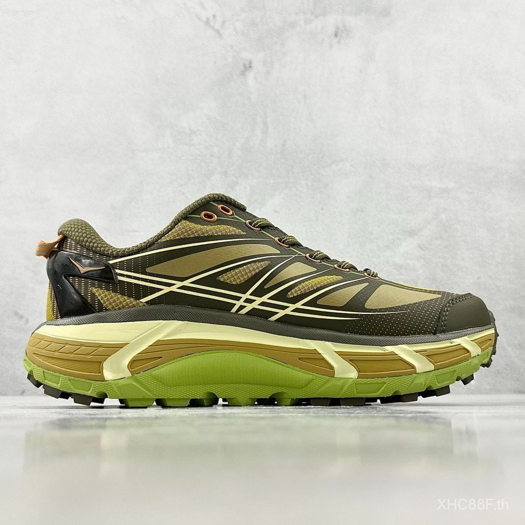 HOKA MAFATE SPEED 2 รองเท้าวิ่งข้ามประเทศผู้ชายผู้หญิงรองเท้าผ้าใบลําลอง E4LD