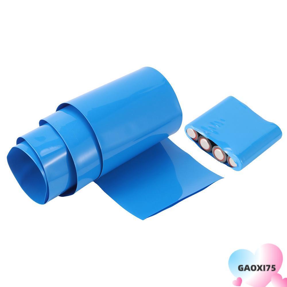 Gaoxi75 1 เมตร/แพ็คท่อหดความร้อน, 18650 แบตเตอรี่แพ็ค Li-ion Wrap ฟิล์มหด, 70-200 มม.กว้างหลายขนาด PVC เทปแขน