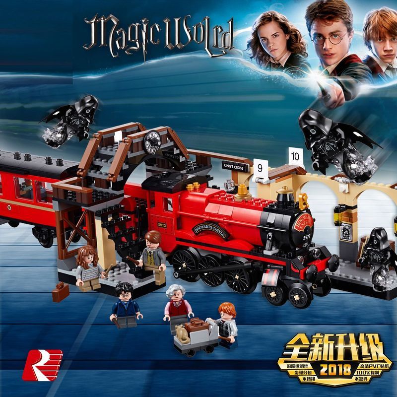 เข้ากันได้กับ Lego Harry Potter Hogwarts Express Train Station 75955 ประกอบของเล่นบล็อกตัวต่อ 11006
