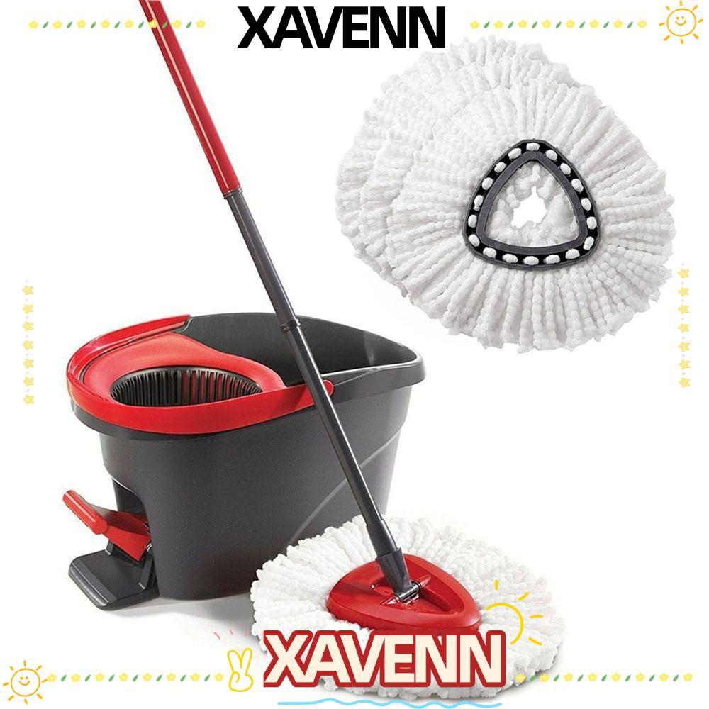 XAVENN หัวม็อบ สามเหลี่ยม 360° สําหรับ O-Cedar/Vileda Microfiber สําหรับ O-Cedar/Vileda
