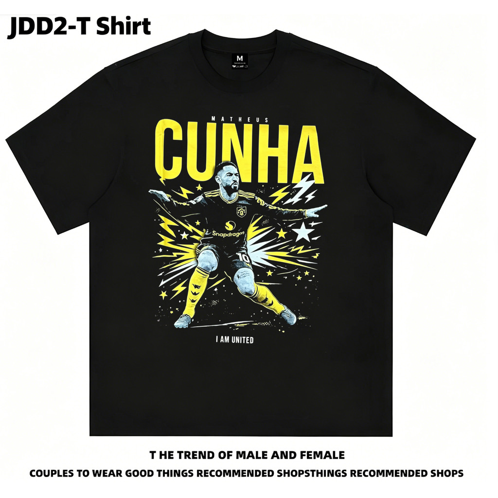 เสื้อยืด Matias Conias Los Angeles Galaxy แฟนฟุตบอลผ้าฝ้ายแท้หลวมแขนสั้น