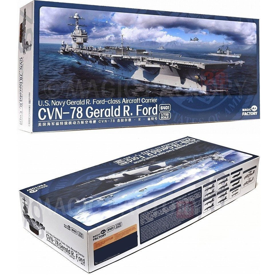 Magic Factory 6401 Ford Grade CVN-78 Gerald R Ford Aircraft Carrier DNYQ BX1F MAYQ 92Y6 IVCZ