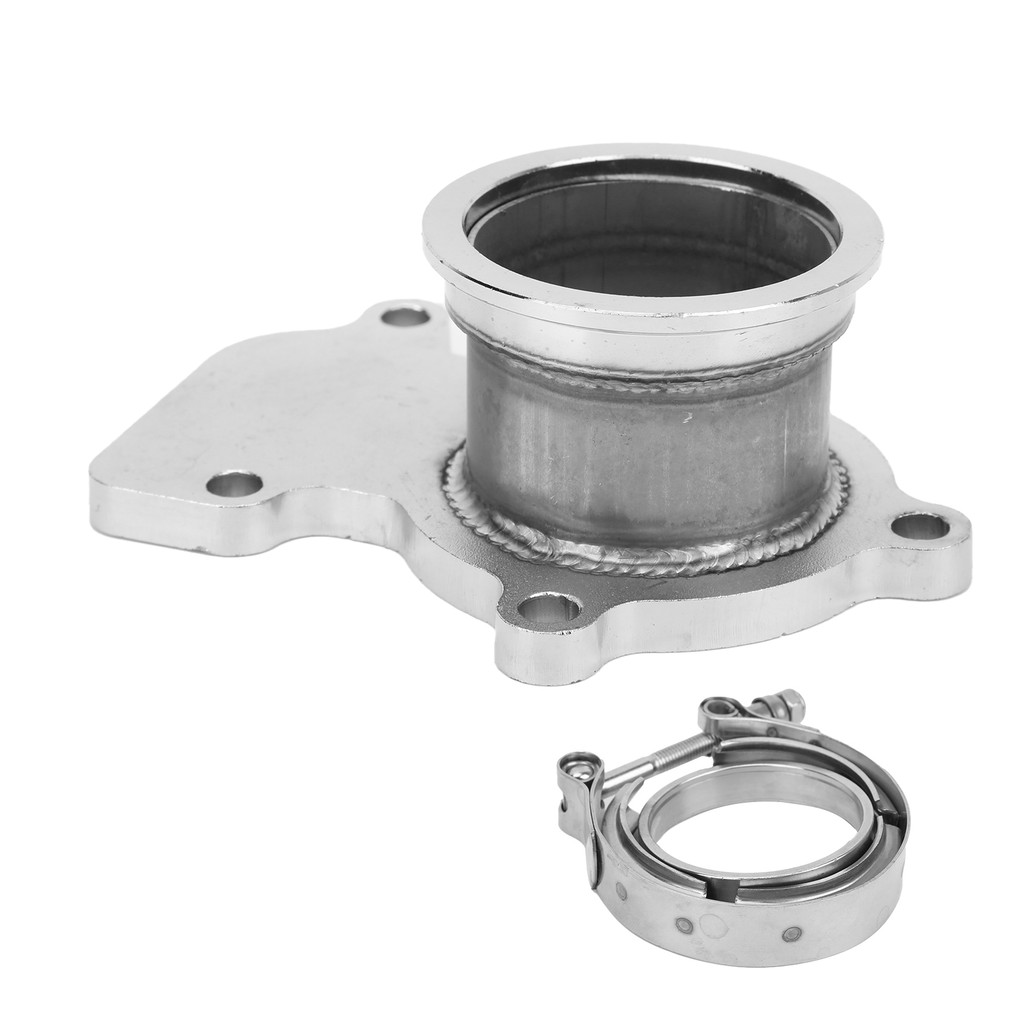 TMA ~ รถ 5 สลักเกลียวเป็น V Band Turbo Flange Adapter ชุดเปลี่ยนสําหรับ Cummins Holset WH1C HX35 HX3