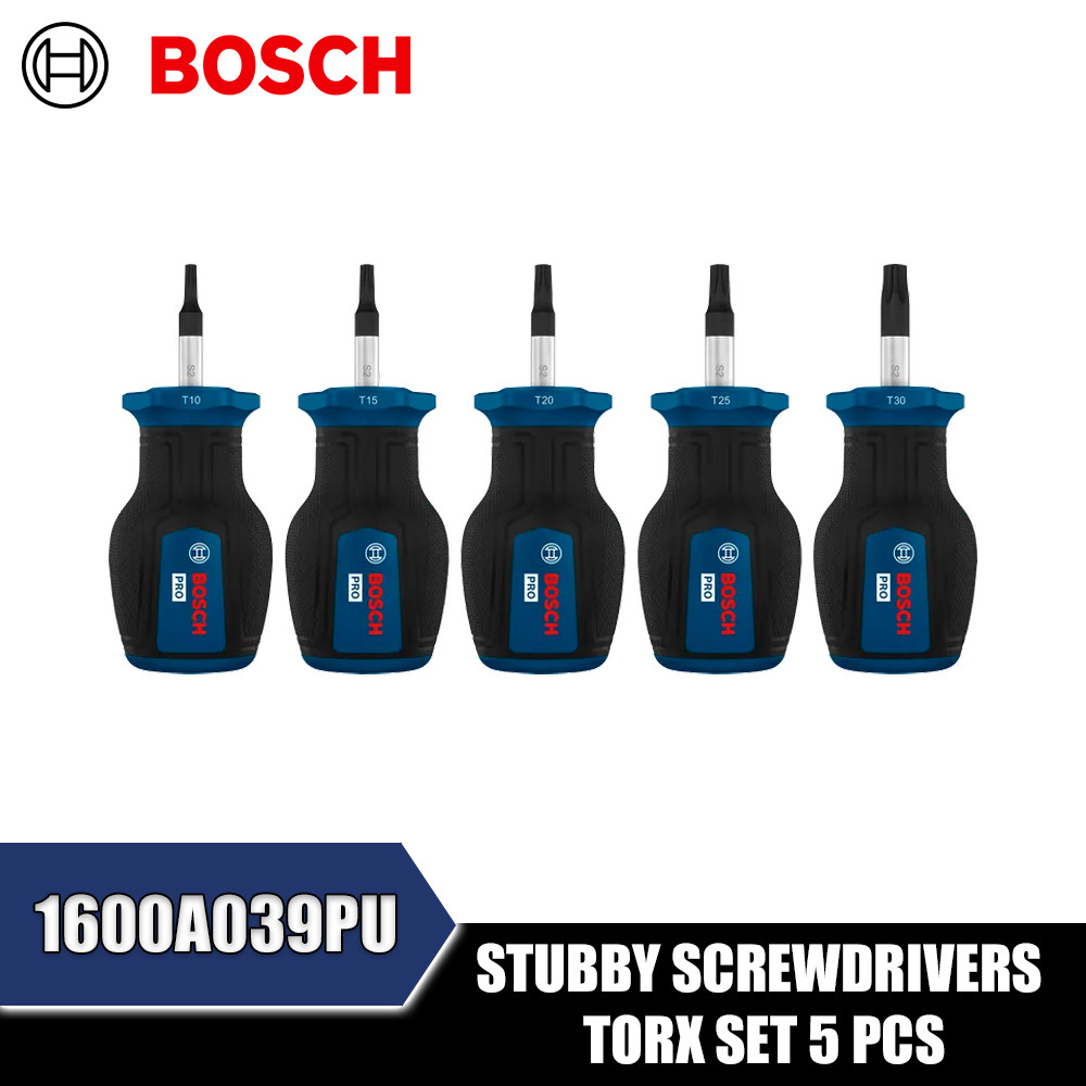 Bosch 1600A039PU 1600A039PU PRO ไขควง Stubby Torx Set 5 ชิ้น