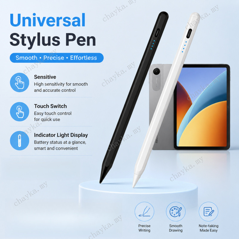ปากกาสไตลัสสําหรับ Xiaomi Redmi Pad 2 9.7 "RedMi Pad2 SE 2026 หน้าจอสัมผัสปากกา Capacitive สําหรับ Redmi Pad 2 Pro 12.1 Poco Pad M1