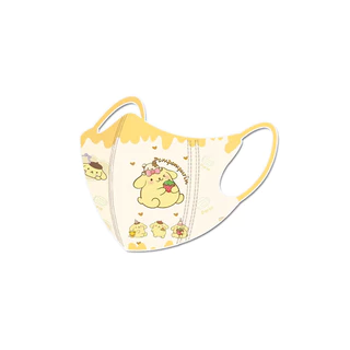 SANRIO หน้ากากเด็ก 3ง ความงามสูง 3-12 ปีลายการ์ตูน ซานริโอ หน้ากากเด็ก 3 ชั้นบรรจุแยกชิ้น หน้ากากเด็กผู้หญิง คุโรมิ ทํานอง น่ารัก