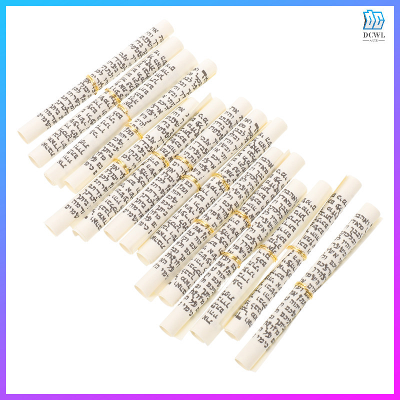 การเลื่อนประตูชาวยิว พร Hebrew Mezuzah Scrolls Kosher