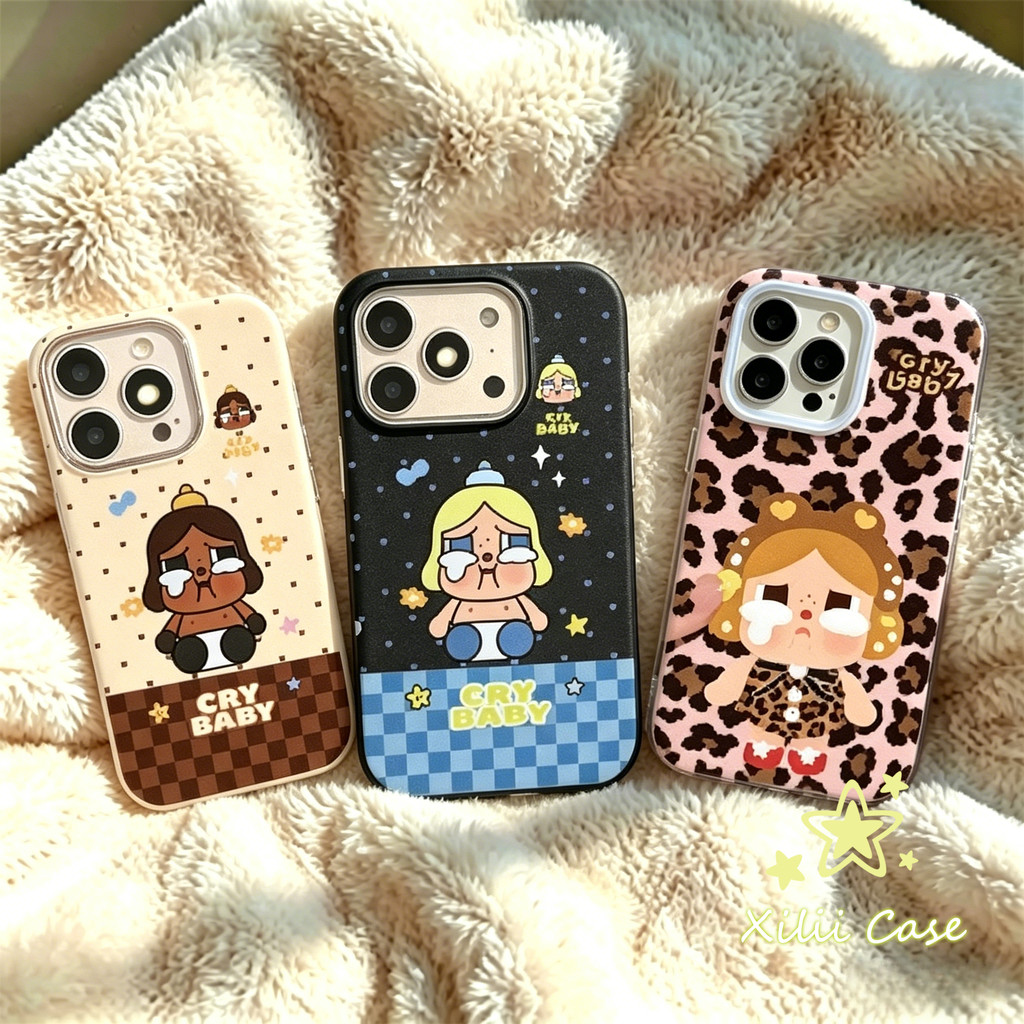 เคสผิวหนัง ลายครายเบบี้ คู่รัก มินิมอล สไตล์ฮิต สำหรับiPhone 11 17 13 AIR 16 14 15 12 Pro Max 7 8 15 16 Plus XR X SE 2 3