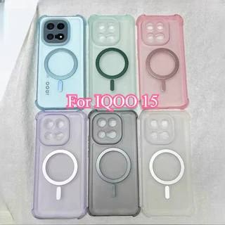 ปลอกสําหรับ IQOO 15 Ultra neo11 4G 5G 2026 กันกระแทกแม่เหล็กล้างซิลิโคนอ่อนนุ่มปกหลังสําหรับ IQOO15Ultra 15Ultra iqooNeo11 iqoo13 12Pro เคสโทรศัพท์