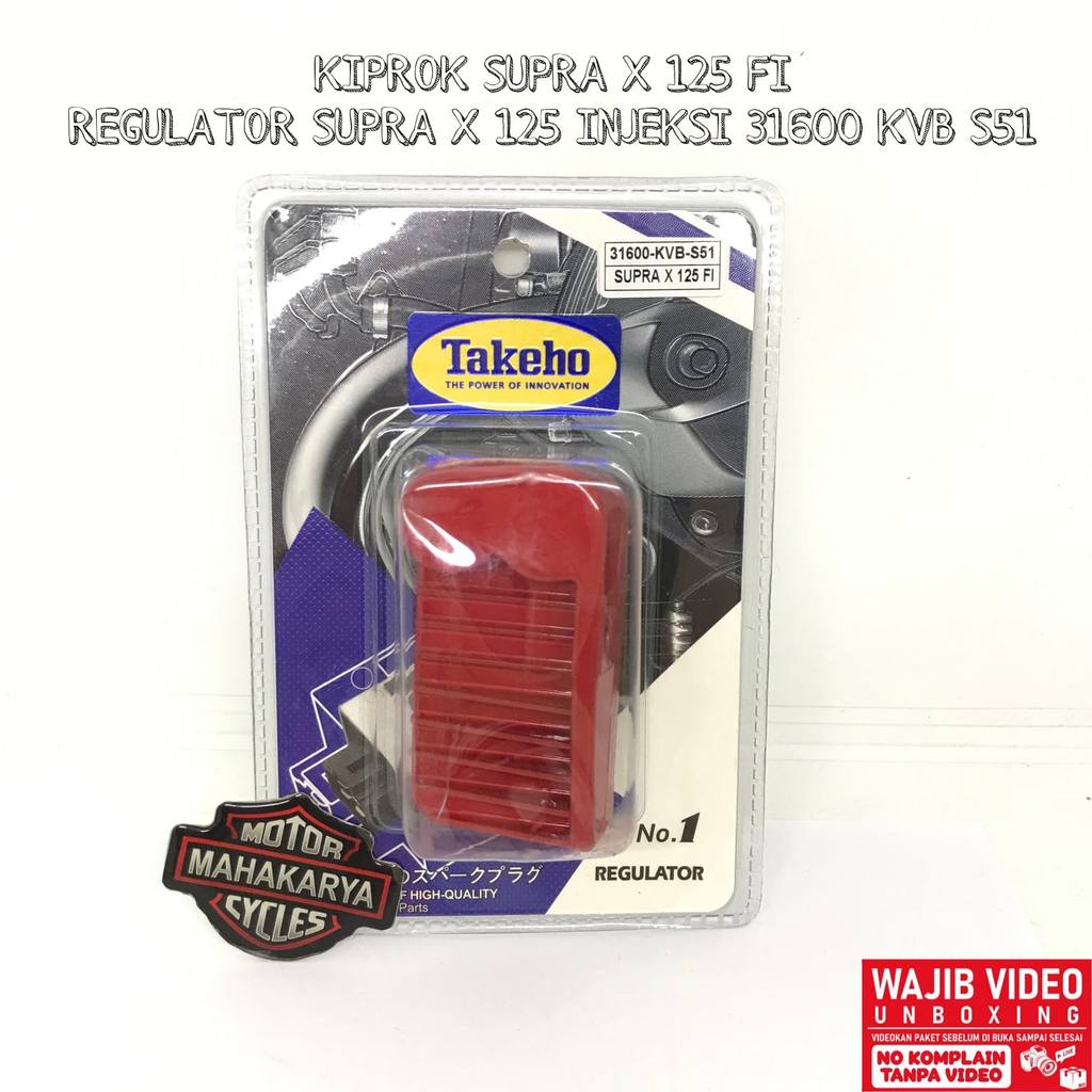 KIPROK SUPRA X 125 FI REGULATOR SUPRA X 125 INJECTION 31600 KVB S51