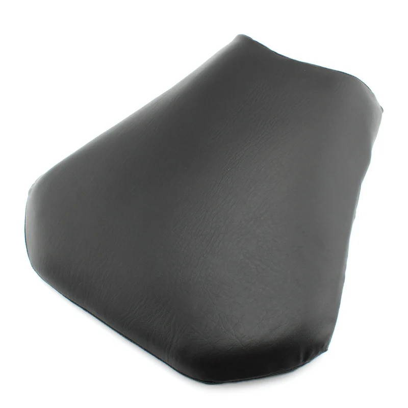 QY สีดํารถจักรยานยนต์ด้านหน้าเบาะหนังเบาะรองนั่ง Pad w/ยึดสําหรับ Honda CBR 600RR CBR600RR F5 2005 2