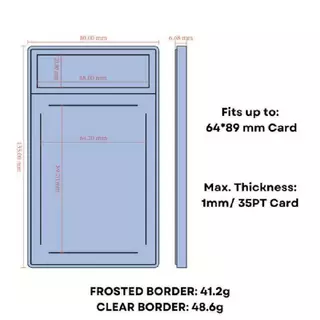 PSA Graded Card กล่องการ์ดสะสม โปร่งใสทนทาน,คุณภาพสูงป้องกันรังสียูวีทนทานที่ถอดออกได้Tresting Cardกล่องป้องกัน