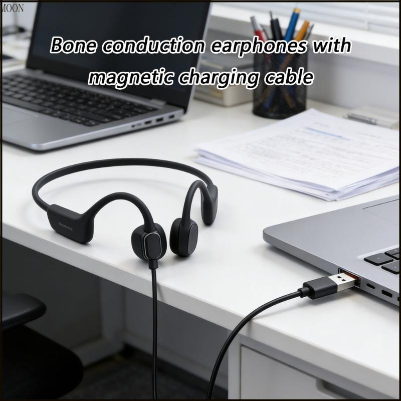 MOON สายชาร์จแม่เหล็กสําหรับ S106 Bone Conduction หูฟัง Fast Chargers Cord