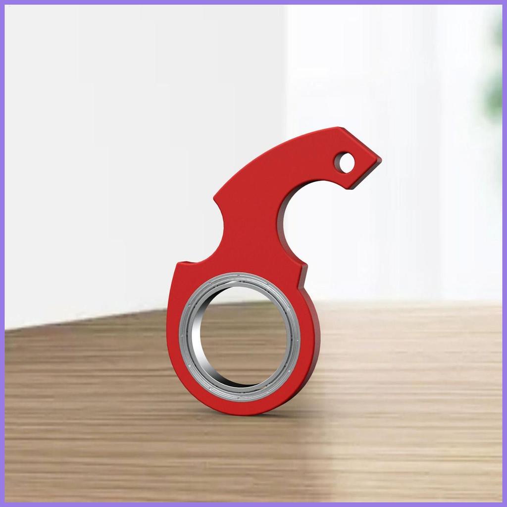 Spinner พวงกุญแจ Key Chain Spinner Fidget ของเล่นพวงกุญแจ Fidget Fidget พวงกุญแจของเล่นสําหรับคีย์ o