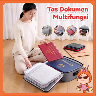 Reseller Welcome - H5962 Tempat Penyimpanan Sertifikat File Dokumen Penting / Tas Dokumen Multifungsi / Document Storage Box / Tas Dokumen