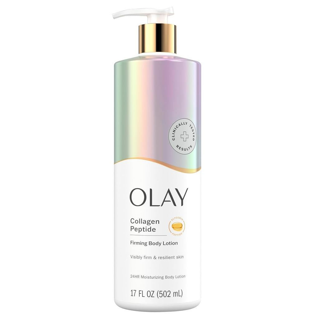 Olay Firming & Hydrating Body Lotion with Collagen, 17 fl oz Pump, (แพ็ค 4)