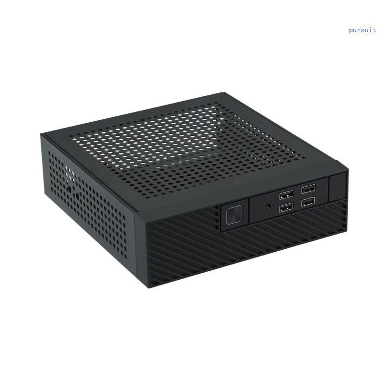 SUIT* ควบคุมอุตสาหกรรม M10 Mini-ITX HTPC Case ใช้งานง่าย PC Case ITX Computer Case