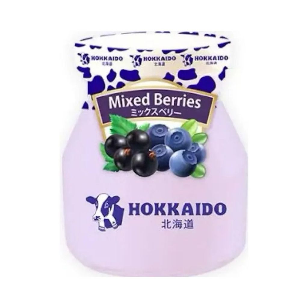 ฮอกไกโด โยเกิร์ตรสมิกซ์เบอร์รี่ Hokkaido Yogurt Mixed Berries 100ml.