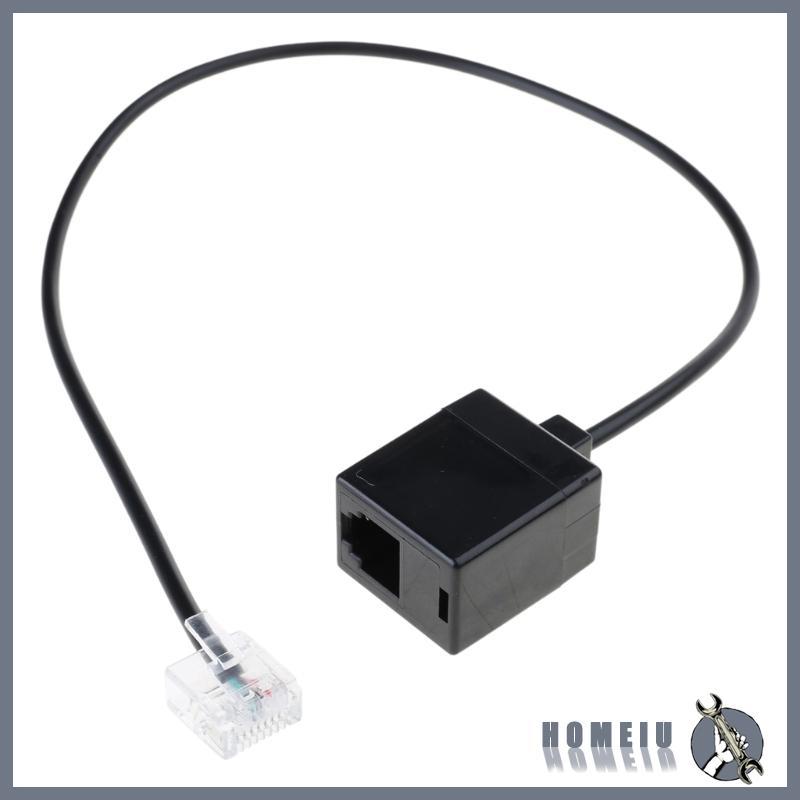 RJ45 to RJ11 Converter Cable for Landline Connection RJ45 8P8C to RJ11 6P6C Cord