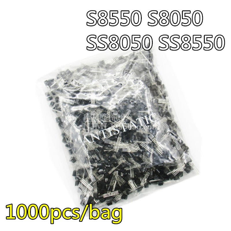 1000 ชิ้น/ล็อต S8050 S8050D S8550 S8550D SS8550D SS8550 SS8050 SS8050D TO-92 ทรานซิสเตอร์