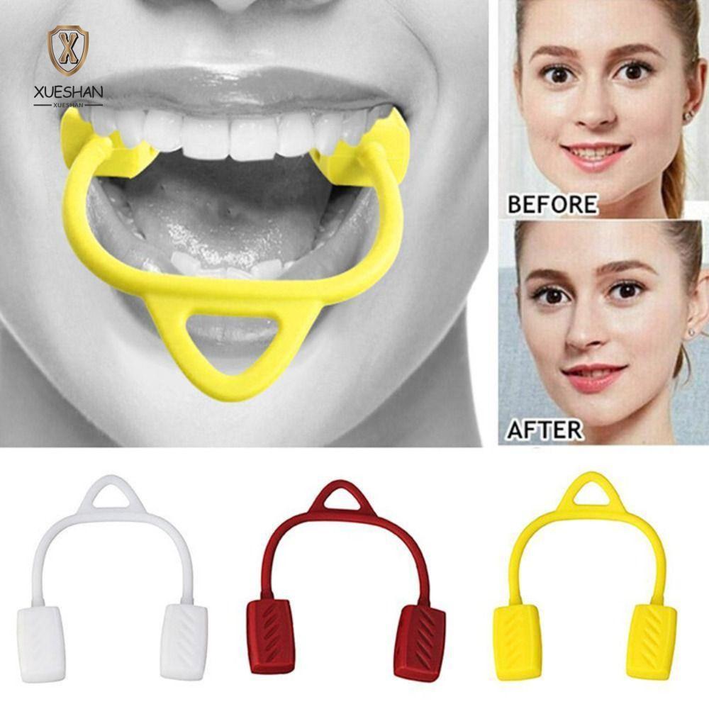 XUESHAN คอ Toning, 30/40/50lbs ซิลิกาเจลเกรดอาหาร Jawline Exerciser Beauty Double Chin Reducer กล้าม